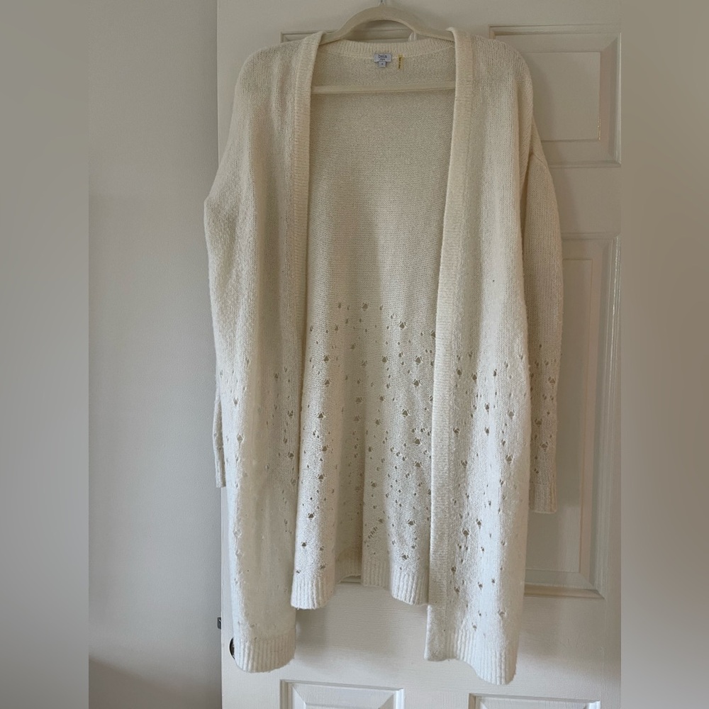 Cream Cashmere Cardigan BELA NYC